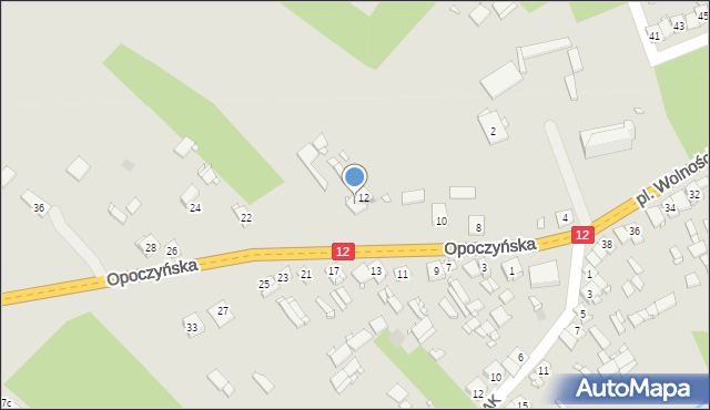 Gielniów, Opoczyńska, 14, mapa Gielniów