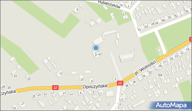 Gielniów, Opoczyńska, 2, mapa Gielniów