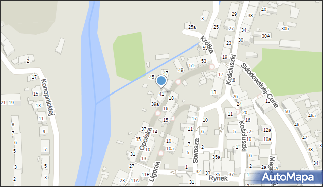 Głuchołazy, Opolska, 41, mapa Głuchołazy