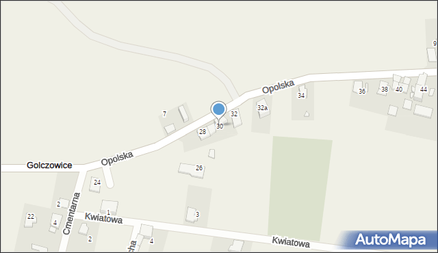 Golczowice, Opolska, 30, mapa Golczowice