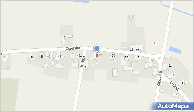 Golczowice, Opolska, 48, mapa Golczowice