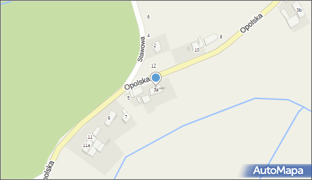 Gwoździce, Opolska, 3a, mapa Gwoździce