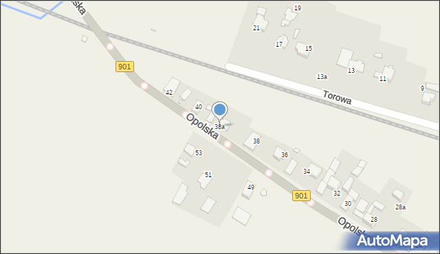 Kielcza, Opolska, 38a, mapa Kielcza