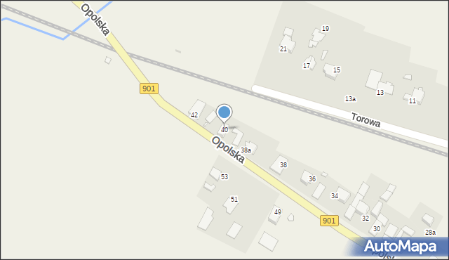 Kielcza, Opolska, 40, mapa Kielcza