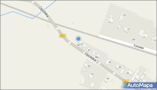 Kielcza, Opolska, 42, mapa Kielcza