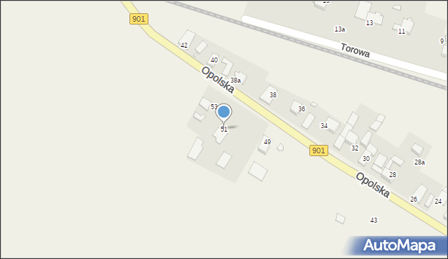 Kielcza, Opolska, 51, mapa Kielcza