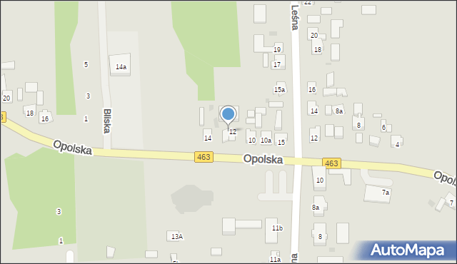 Kolonowskie, Opolska, 12a, mapa Kolonowskie