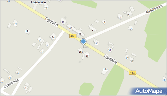 Kolonowskie, Opolska, 15b, mapa Kolonowskie