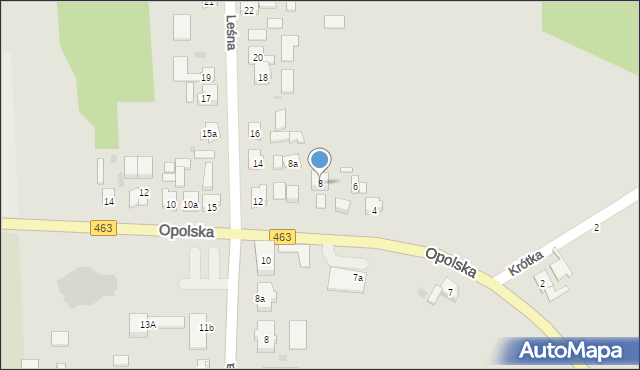 Kolonowskie, Opolska, 8, mapa Kolonowskie