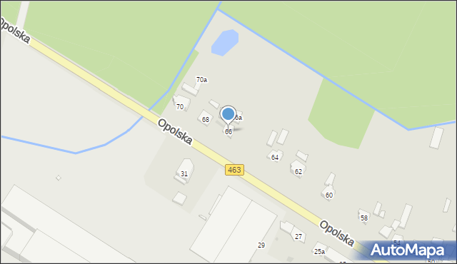 Kolonowskie, Opolska, 66, mapa Kolonowskie