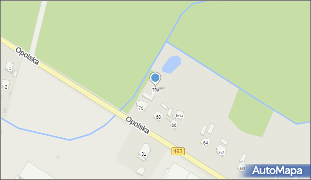 Kolonowskie, Opolska, 70a, mapa Kolonowskie