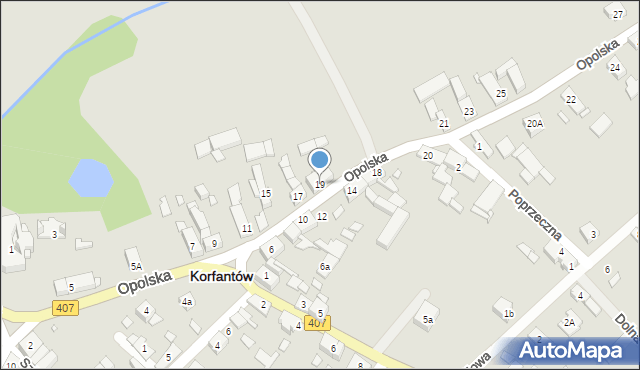 Korfantów, Opolska, 19, mapa Korfantów