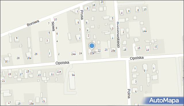 Kosorowice, Opolska, 22a, mapa Kosorowice