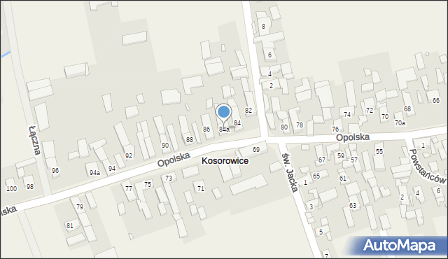 Kosorowice, Opolska, 84a, mapa Kosorowice