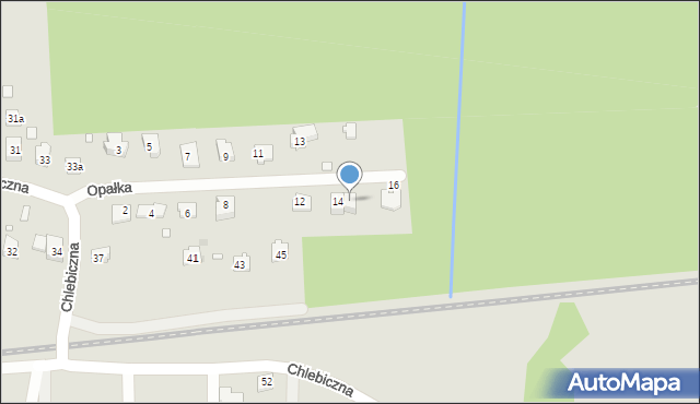 Kraków, Opałka Kazimierza Tadeusza, prof., 14a, mapa Krakowa