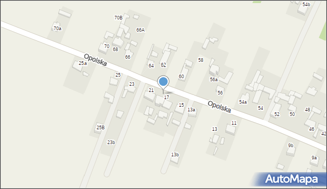 Krzyżowa Dolina, Opolska, 19, mapa Krzyżowa Dolina