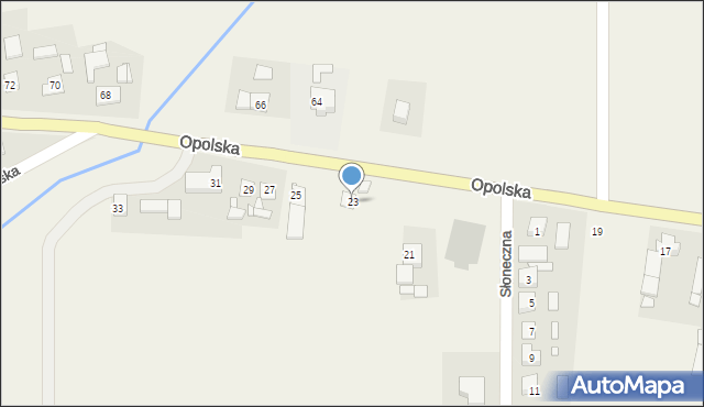 Łowoszów, Opolska, 23, mapa Łowoszów