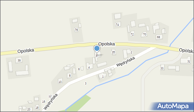 Łowoszów, Opolska, 37, mapa Łowoszów