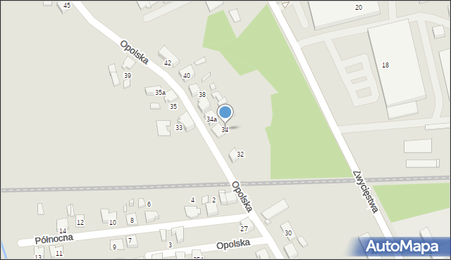 Lubliniec, Opolska, 34, mapa Lubliniec