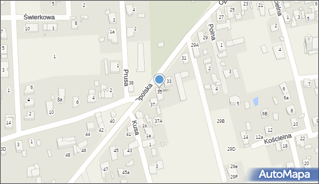 Luboszyce, Opolska, 35, mapa Luboszyce
