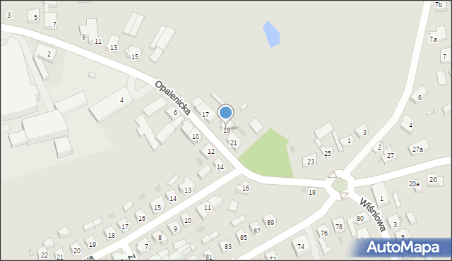 Lwówek, Opalenicka, 19, mapa Lwówek