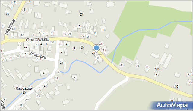 Nowa Słupia, Opatowska, 28a, mapa Nowa Słupia