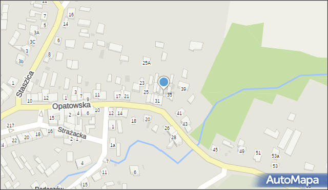 Nowa Słupia, Opatowska, 33A, mapa Nowa Słupia