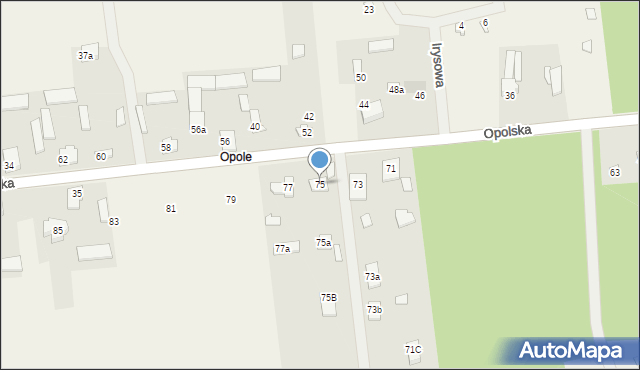 Nowe Załubice, Opolska, 75, mapa Nowe Załubice