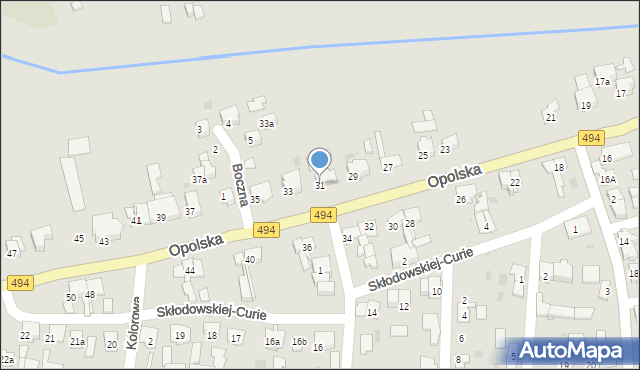 Olesno, Opolska, 31, mapa Olesno