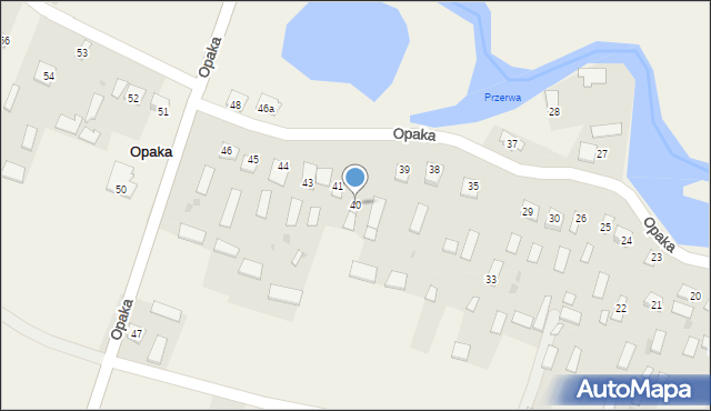 Opaka, Opaka, 40, mapa Opaka