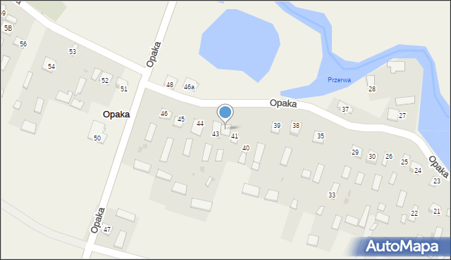 Opaka, Opaka, 42, mapa Opaka