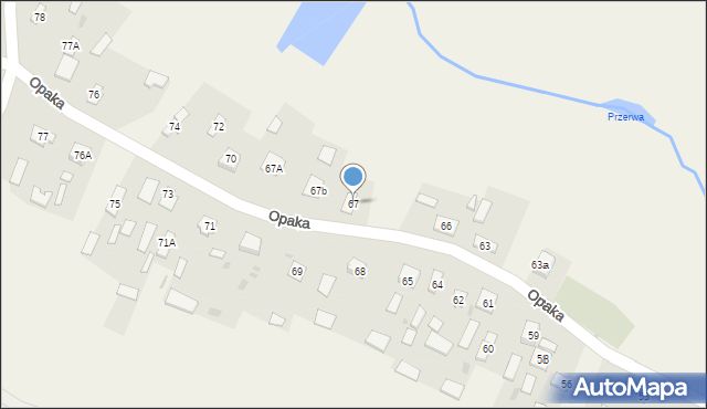 Opaka, Opaka, 67, mapa Opaka