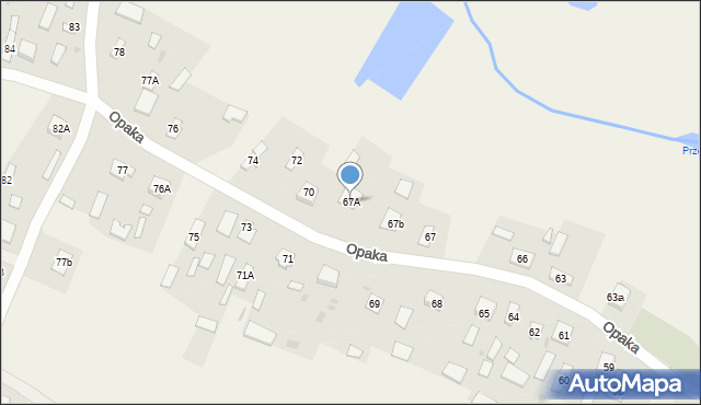 Opaka, Opaka, 67A, mapa Opaka