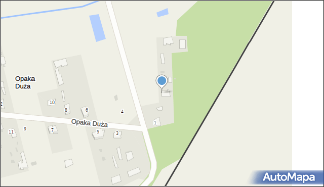 Opaka Duża, Opaka Duża, 1, mapa Opaka Duża