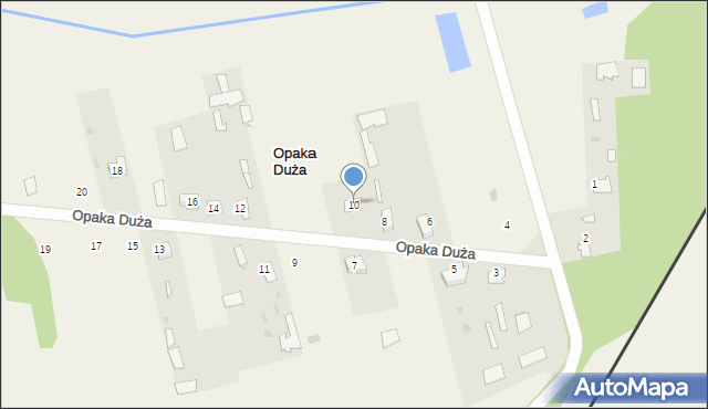 Opaka Duża, Opaka Duża, 10, mapa Opaka Duża