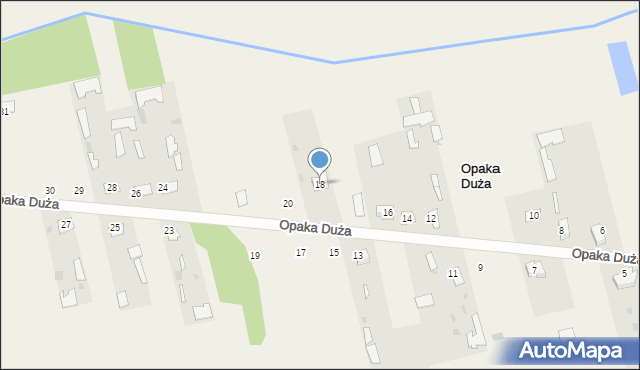 Opaka Duża, Opaka Duża, 18, mapa Opaka Duża