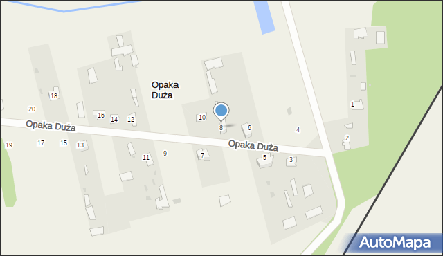 Opaka Duża, Opaka Duża, 8, mapa Opaka Duża