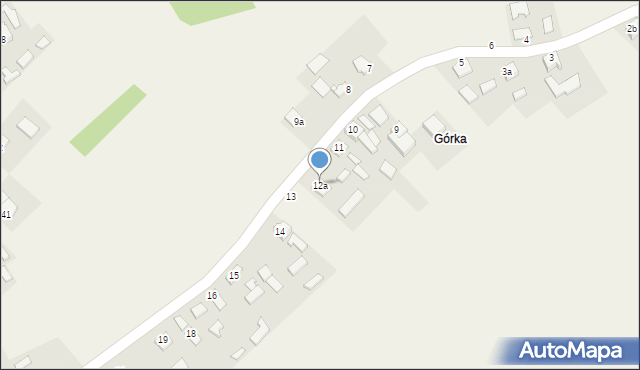 Opaleniska, Opaleniska, 12a, mapa Opaleniska