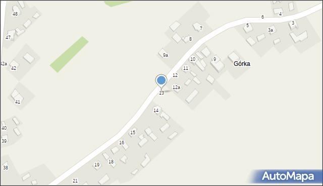 Opaleniska, Opaleniska, 13, mapa Opaleniska