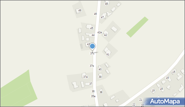 Opaleniska, Opaleniska, 37c, mapa Opaleniska