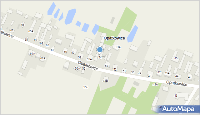 Opatkowice, Opatkowice, 54, mapa Opatkowice