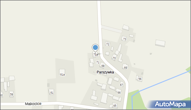 Opatkowice, Opatkowice, 71a, mapa Opatkowice