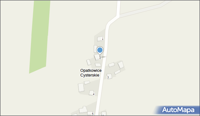 Opatkowice Cysterskie, Opatkowice Cysterskie, 2, mapa Opatkowice Cysterskie