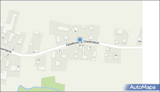 Opatkowice Drewniane, Opatkowice Drewniane, 6, mapa Opatkowice Drewniane