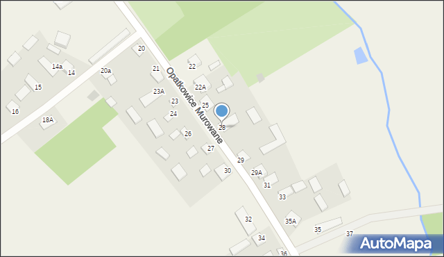 Opatkowice Murowane, Opatkowice Murowane, 28, mapa Opatkowice Murowane
