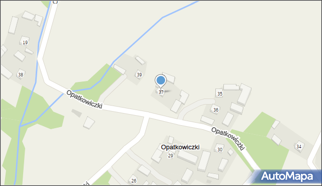 Opatkowiczki, Opatkowiczki, 37, mapa Opatkowiczki