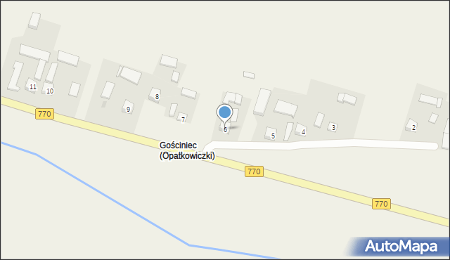 Opatkowiczki, Opatkowiczki, 6, mapa Opatkowiczki