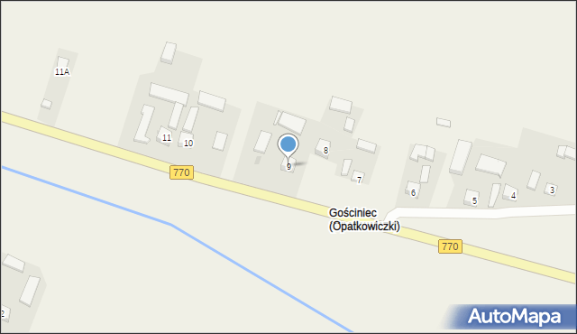 Opatkowiczki, Opatkowiczki, 9, mapa Opatkowiczki