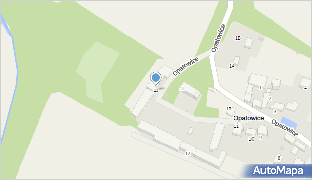 Opatowice, Opatowice, 13, mapa Opatowice