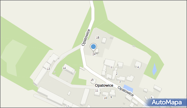 Opatowice, Opatowice, 1A, mapa Opatowice